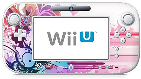 Skins4u Design modding Aufkleber Vinyl Skin Klebe Folie Skins Schutzfolie für Nintendo Wii U Controller Headphones