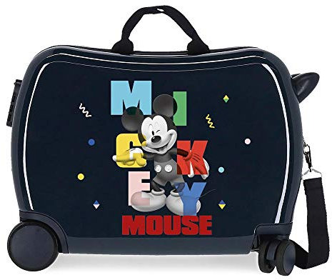 Disney Mickey's Party Koffer, Marineblau, 50x38x20 cms, Kinderkoffer