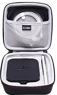 LTGEM EVA Hard Case for 2021 Apple TV HD (32GB, 5th Generation)- Travel - Protective Carrying Storage Bag