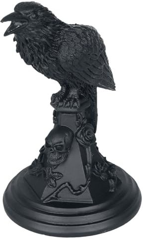Alchemy England Black Raven Kerzenhalter None Kerzenständer Standard Polyresin Gothic