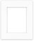 nielsen Conservation Passepartout Carton 1,5 mm | format extérieur 24x30 cm pour format d'image 15x20 cm | blanc pur (blanc clair) | surface lisse