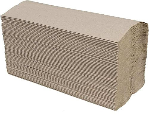 Falthandtücher, C-Falz, Lagenfalz, 1-lagig, 24,5x32cm, Recycling, natur, 24x152 Blatt, 3648 Blatt/VE, Papierhandtücher