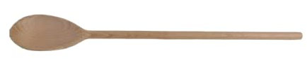 Caper Cucchiaio da Cucina in Legno di faggio a Manico Lungo, Lunghezza 50 cm, 1 pezzo