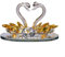 Kristallfigur Schwan, Hochzeit, für Paare, transparent, Ornamente für Wohnzimmer, 1 Stück, Gelb