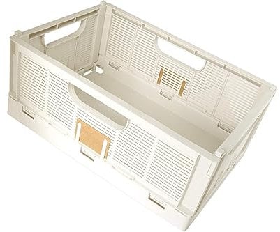 HOMELINE Klappbox Aufbewahrungsbox 50 x 33 cm Natur Klapp- und stapelbar