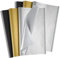 Morcheiong 120 Blatt Schwarz, Gold und Silber Seidenpapier, Absolvent Seidenpapier Großpackung, Geschenkverpackung, für DIY, Geburtstag, Hochzeit, Urlaub, Handwerk, Dekoration, Party