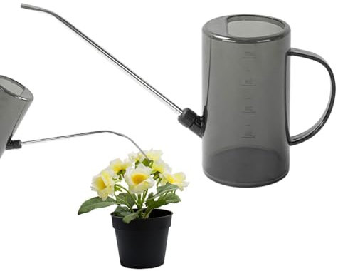 Regadera Pequeña - 2L Regadera De Plásticos para Interior Y Exterior, Regadera Bonsai con Caño Largo, Regador De Plantas para Jardín, Regadera para Plantas De Interior para Plantas En Maceta