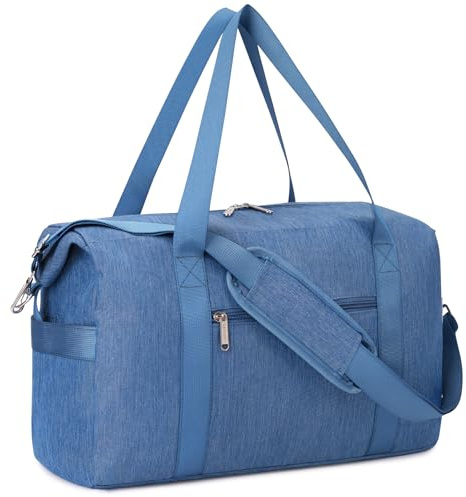 Narwey Ryanair Handgepäck 40x20x25 Ryanair Handgepäck 40x30x20 Kleine Reisetasche Damen Sporttasche Weekender Gym Travel Bag für Damen Herren 20L (Marineblau)