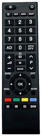 JZK Replacement for Toshiba TV remote control, Remote controller compatible with Toshiba smart Television