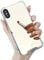 Miagon Mirror Case for iPhone XR,Makeup Mirror Effect Bright Reflection Hard Mirror Back Bumper Rubber Phone Cover for Girls Women