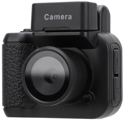 Lazmin112 Mini DV Camera, 1080P 2MP HD Small Video Camera with Flip Flash, 160° Lens Angle, 1.44in Mini DVR Camera Camcorder, Keychain Video Recorder for Students, Kids