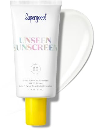 Supergoop! Unseen Sunscreen for Face, SPF 50 Clear & Invisible, 1.7oz