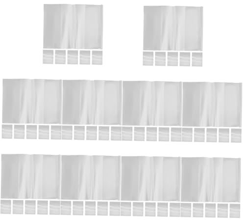 Lurrose 10 Sätze A5 Kontobucheinband Durchsichtiger Buchschutz Durchsichtige Bucheinbände Foto Jumbo Bucheinband Buchtapete Eckspielfolie Durchsichtiges Klebeband 10 Stück * 10