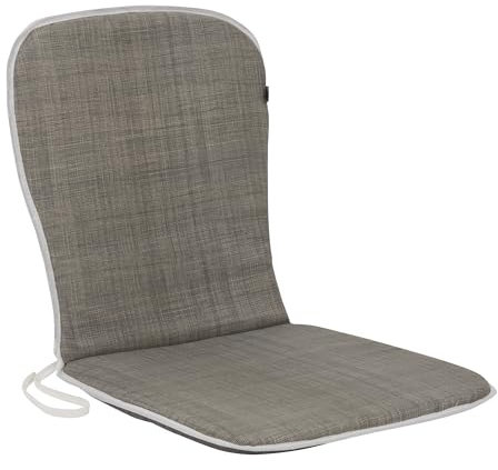 PATIO Stuhlauflage Niedriglehner 74 x 38 cm Sam Monoblock Auflage Sitzkissen mit Schnüren Wendekissen