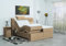 Boxspringbett Lapi 240x220, VS-Beige, 7-Zohnen Taschenfederkernmatratze, Ergoflex - Inklusive Aufbau - Deutscher Hersteller