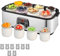 Ein zeitmodularer myrig-joghurtmixer, 1400ML Von allem selbstgefertigten joghurt, acht gläser. Ideal für den haushaltsgebrauch