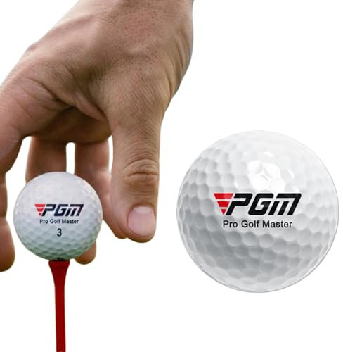Dreischichtiger Golfball – professioneller dreiteiliger Golfball, weiche Urethan-Hülle | verbesserte Spin-Kontrolle, Golfball für große Distanzen, mehrschichtige Konstruktion, Präzisions-Golfball