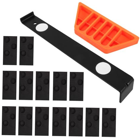 Operitacx Laminate Floor Spacers Heavy Duty Pull Bar Tool No More Nails Black Handles Skirting Hardwood Flooring Install Tool