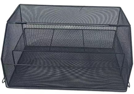 Amagogo Cubierta de Comida para Cocina, pequeño Armario, Estante de protección de Metal, Malla de Red, Caja de Pan para encimera, Mesa de Comedor,