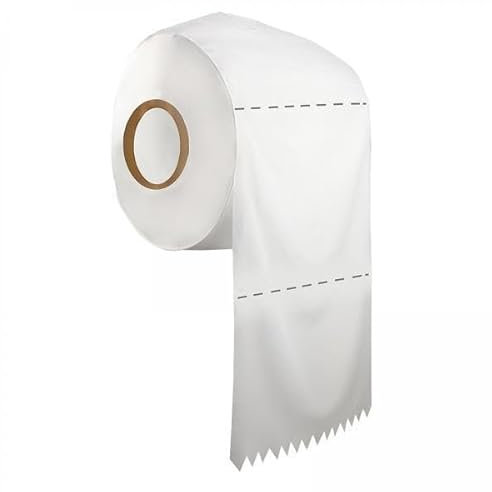 Harilla 2X Toilet Tissue Costume Halloween Costume, Funny Couples Roll Paper, Cosplay Clothing, Toilet Paper Costume for Party, Adult