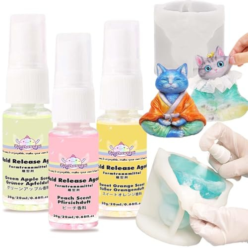 Trennspray 60 ml Antihaft-Silikon-Trennmittel für Harz, Squishies und Kerzen