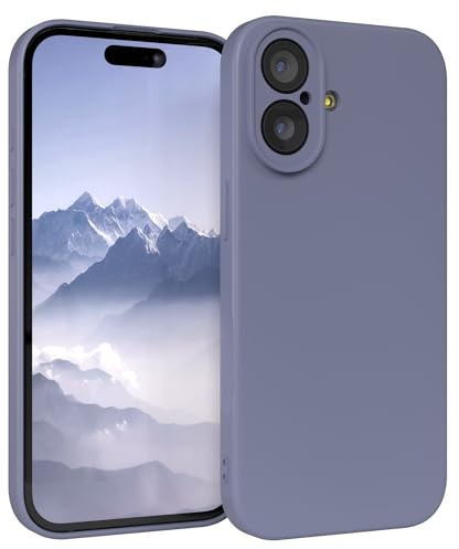 EAZY CASE - Silikonhülle für iPhone 17 Hülle Silikon Case Blau weich stoßfeste Handyhülle Schutzhülle mit Kameraschutz Dünn Premium Schutz Cover TPU Phone Bumper in Eisblau Matt Matt