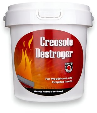 Meeco's Red Devil 27 Powdered Creosote Destroyer - Creosote Remover for Wood stoves & Fireplace Inserts (5 lb) - Made in the USA