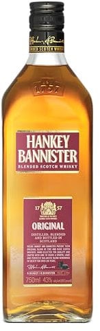 HANKEY BANNISTER - Original - Blended Whisky Écossais - 40% Alcool - Origine : Écosse - Notes de Caramel & Fruits - A déguster pur ou en cocktail - 70 cl