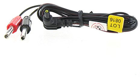 E-Stim TENS to 4mm Kabel 150 cm lang ermöglicht den - Anschluss von TENS-Geräten mit einem röhrenförmigen Stecker an E-Stim Elektroden - Reizstrom Elektrostimulation