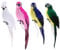 4pcs Künstlicher Vogel Dekovogel Federvogel Dekofigur