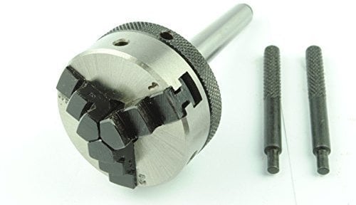 PROOPS 2 50MM 3 JAW Lever Scroll Chuck &1mt 1 M T Arbor ARBOUR LATHES. (M9001) Free UK Postage