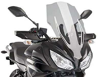 Puig 9212N Touring Windscreen improved wind protection, Black