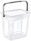 Clear Plastic Storage Container with Lid Carry Handle Soap Laundry Tablet Washing Powder Detergent Box