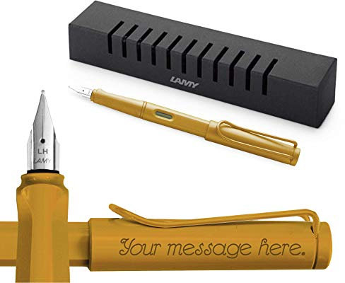 Lamy Left handed Safari Fountain Pen Candy Mango 2020 limited edition + Free personalisation/engraving + gift box