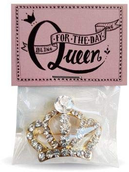 Strass Krönchen Brosche - Queen for The Day