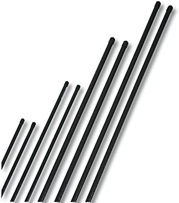 Windhager Stahl-Pflanzstab SET, Stahl-Rankstab, Pflanzenstütze, Rankhilfe, Pflanzstäbe, Tomatenstäbe, Grün, 5 Stück, 180 cm
