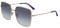 CALVIN KLEIN EYEWEAR Damen CK20135S-780 Sonnenbrille,Shiny Rose Gold/Blue Gradient, 58-17-145