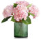 Hortensia Artificielle Fleur Artificielle 4 Pieces 55cm Long pour Mariage Bouquet de Fleurs Artificielles 20cm Diamètres Centre de Table Mariée Mariage Deco Intérieur Extérieur - Rose