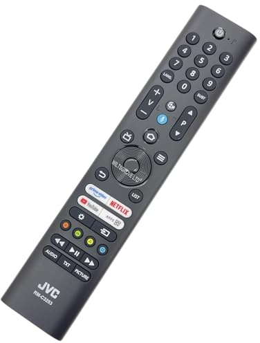 Genuine Replacement Remote Control for JVC LT-43CF700 Fire TV Edition 43 Smart Full HD HDR LED TV