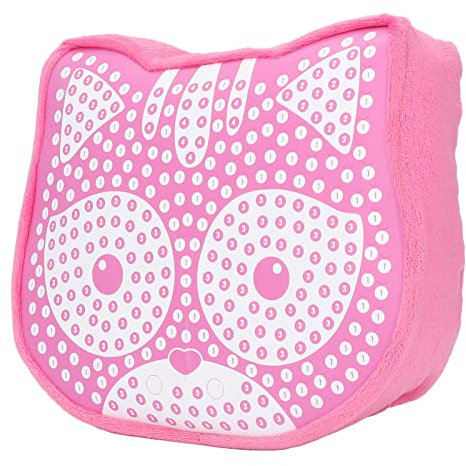 SPYMINNPOO Pl¨¹sch Bastelkissen, DIY Tierkissen mit Leuchtenden Farben, Dekompressionstierkissen, Spielzeug f¨¹r Kinder, Lernspa?Projekt f¨¹r Kinder(Rosa Katze 33988) Kinderspielzeug Pl¨¹schtier