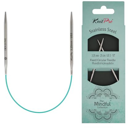 KnitPro Die Mindful Kollektion Feste Rundnadeln 10 (25cm) | 3,25mm
