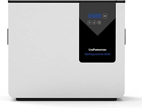 Uniformation Ultrasonic Cleaner 7L W230, Uniform Cleaning 3D Resin Model, Smart Touchscreen Fits for GKTWO Large LCD/DLP/SLA 3D Printer, Washing Size:228 * 128*H200