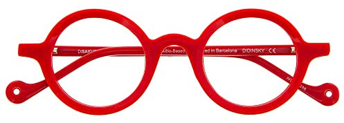 DIDINSKY Gafas de Lectura o Presbicia Graduadas Anti bluelight Anti Luz Azul para Hombre y Mujer. Montura de Acetato y Cristales Anti-reflejantes. 4 colores – DISAKURA (Cherry, 0.00, x)