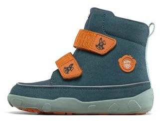 Affenzahn Winterstiefel Vegan Comfy warm gefüttert, wasserdicht mit Klettverschlüssen, Größe 21-32
