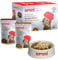 Omni Wet Dog Food Toppers - Dragons' Den Winners, Vet-Formulated Pouches to Use as Dog Treats or a Food Topper on Dry Food, Tasty Chunks in Gravy, 4 Months Plus - x4 No Beef Bites x4 No Chick Chunks