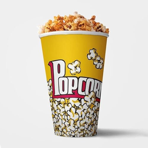 1 l Popcorn-Eimer für köstliches und knuspriges Popcorn zu Hause, ideal zum Genießen Ihrer Lieblingsfilme und -serien.