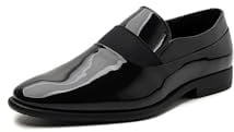 QUEEN HELENA Moccasini Lucidi Eleganti Uomo Scarpe Basse Comode U1805