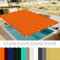 Tenda a Vela Ombreggiante 3 x 6 m 98% Protezione UV Tenda Sole per Esterno con Occhielli per Giardino, Balcone, Piscina, Arancione