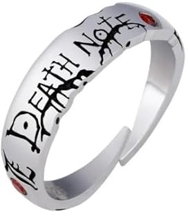 XJruixi Anime Legierung Ringe Unisex Cosplay Für Männer Frauen Verstellbarer Ring Requisiten Schmuck Zubehör Geschenk