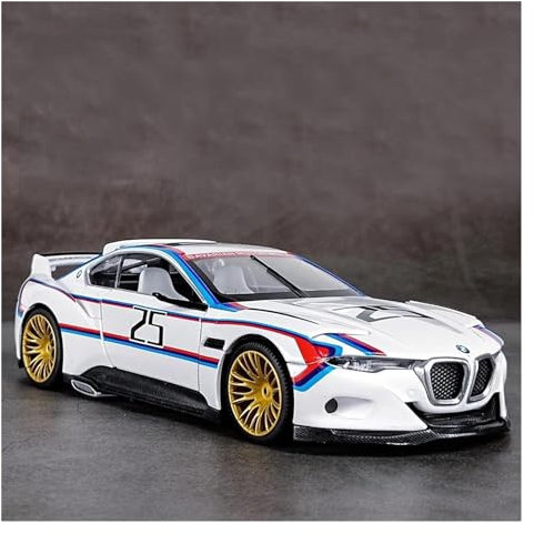 EMRGAZQD Motorfahrzeuge Replika Auto Für BMW M4 G82 Coupe Sportwagen 1:23 Legierungsautomodell Sound Und Licht Pull-Back-Simulationsautoserie Originalgetreue Nachbildung(CSL)